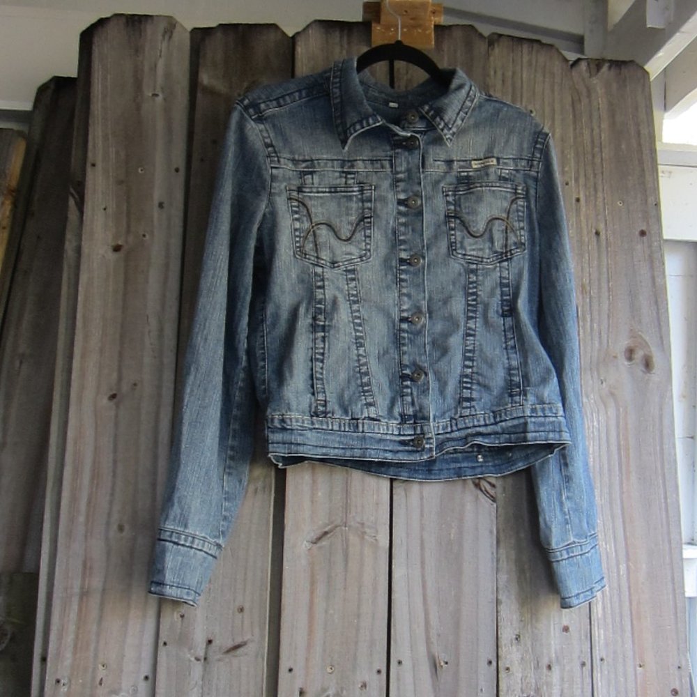 Juniors Large Hydraulic Jean Jacket